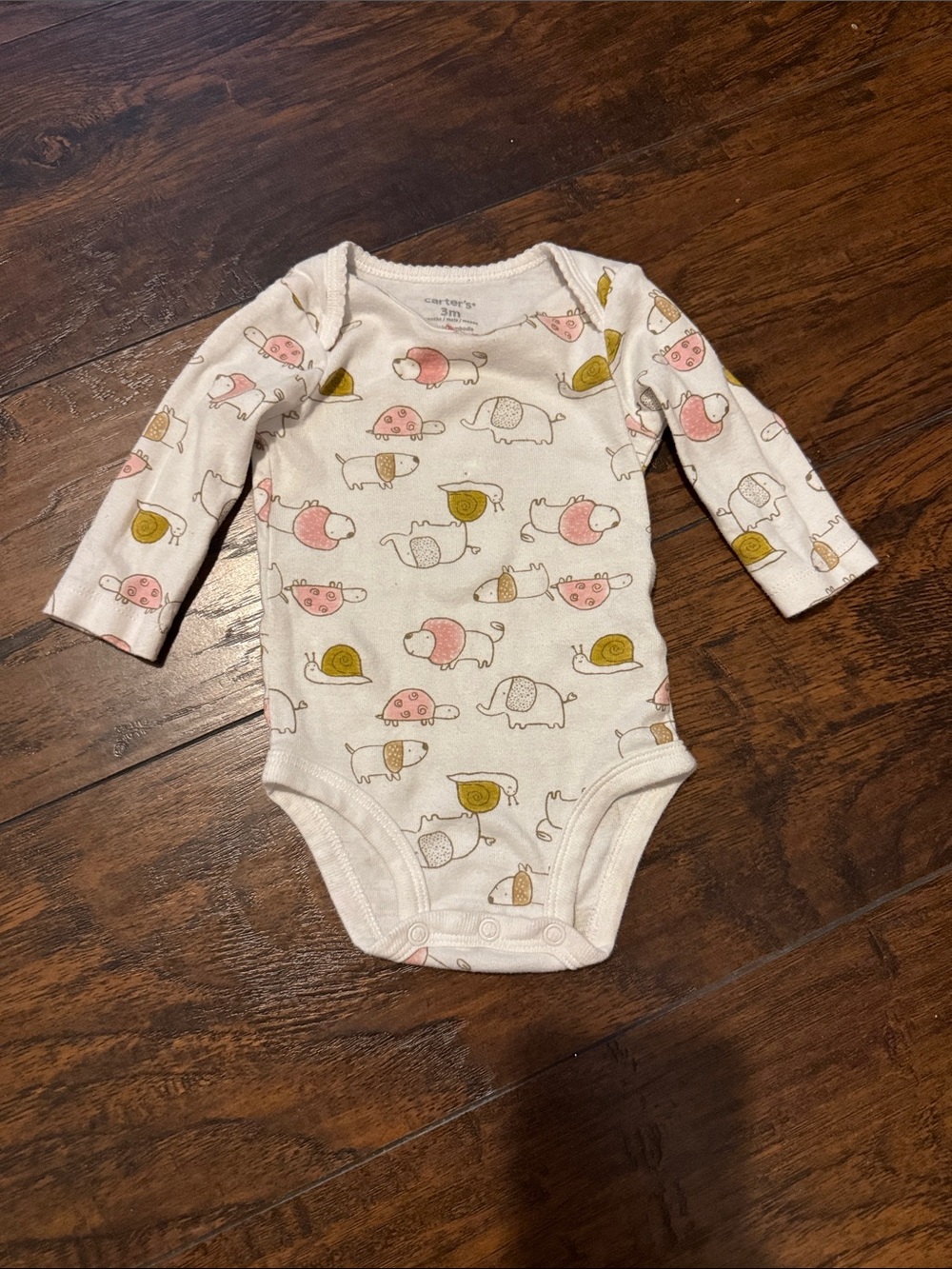 Elephants dogs onesie long sleeve